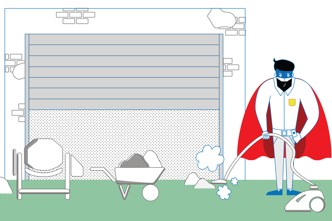 Brama zastępcza Novoferm na czas budowy