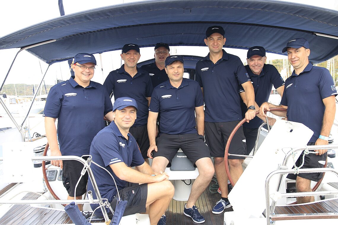 Zespół Novoferm na Regatta Build Cup