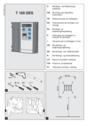 Instrukcja sterowania T100DES (bramy przemysłowe)