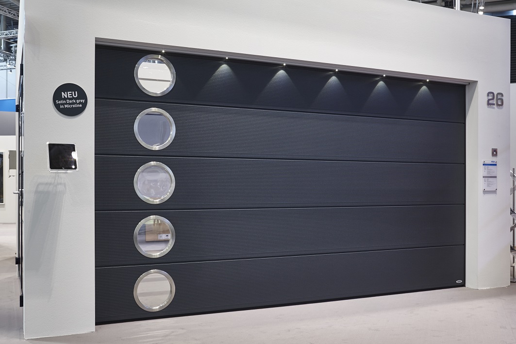brama garażowa iso 45, satin dark grey